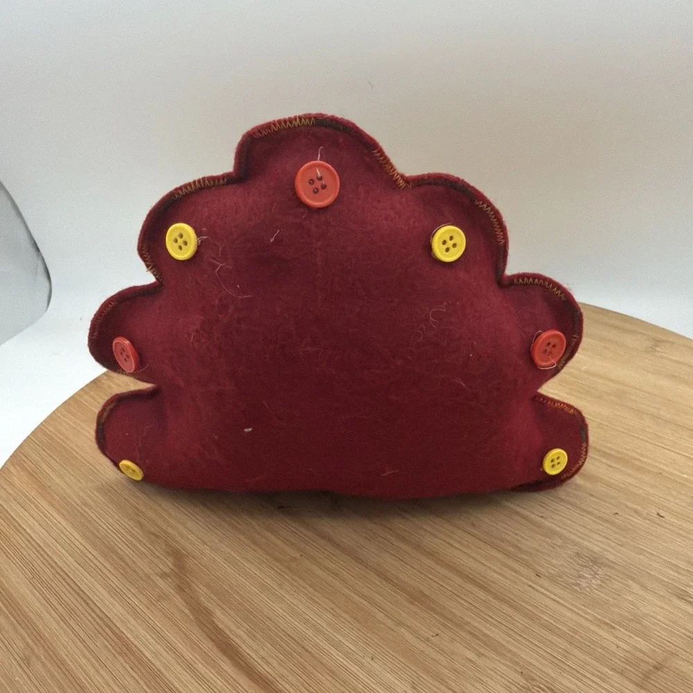 Felt Fabric Stuffed Turkey‎ Thanksgiving Holiday Decoration